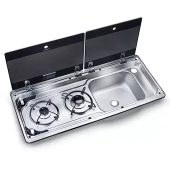 inbouw gas en wasbak