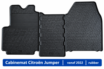 Cabinemat Citroën Jumper | vanaf 2022 | rubber