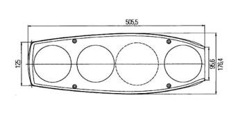 Hella Achterlicht Caraluna II
