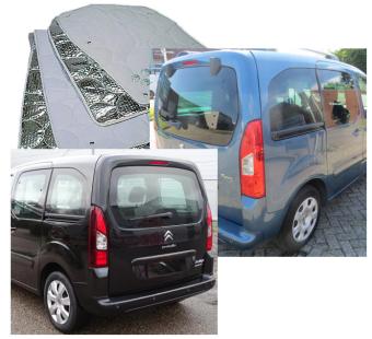 Raamisolatie Partner/Berlingo 04/2008-2018 Achterzijde