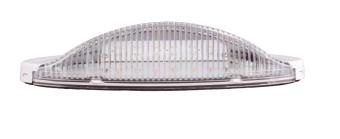 Voortentlamp Wave LED Zilver