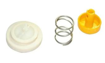 Beluchtingsknop + veer. geel 0752478