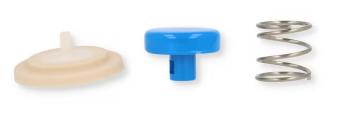 Vent button blue 0752485