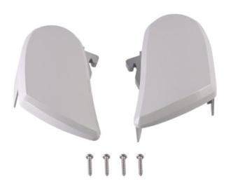 Thule 6300 Eindkap LH+RH Geanodiseerd