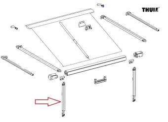 Thule Support Arm 1200 2.60