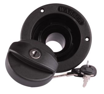 Watervulopening 40mm met Slot Zwart
