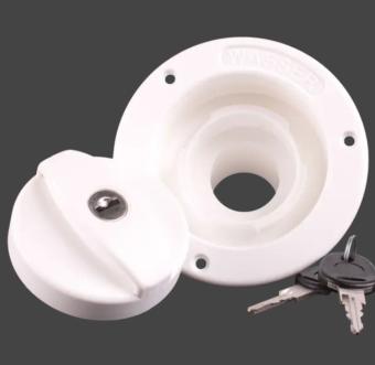 Watervulopening 40mm met Slot Wit