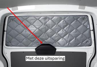 Raamisolatie Volkswagen T5/T6 achterklep met uitsparing zie foto 