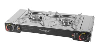 ViaMondo Gaskookplaat Draagbaar 2-Pits