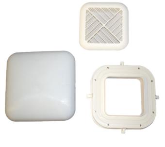 Dakventilator Vierkant 14x14cm