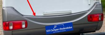 Hymer rubber tussen bumper