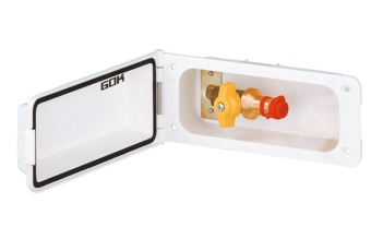 GOK Gasinbouwdoos Langwerpig met Gaskraan Wit