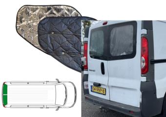 Raamisolatie Renault Trafic/Vivaro 2002-2014 Black line achterzijde deuren