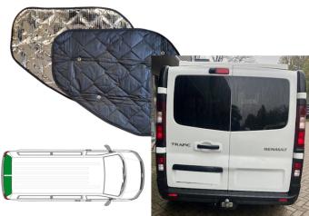 Raamisolatie Renault Trafic/Vivaro Vanaf 2015 Black line achterzijde deuren