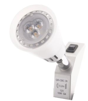 Dometic Stroomrail Spot Mat Glas MR11 G4 2W 12V