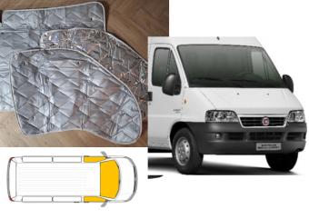 Raamisolatie Fiat Ducato X244 2002-2006 Grijs 3 Delig