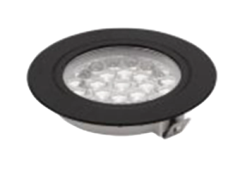 Vechline Inbouwspot Corvus Mini 2W Zwart