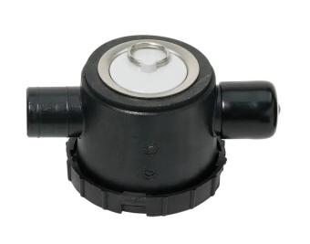 Reich afvoerplug RVS 39 mm met 2 aansluitingen  533-0500