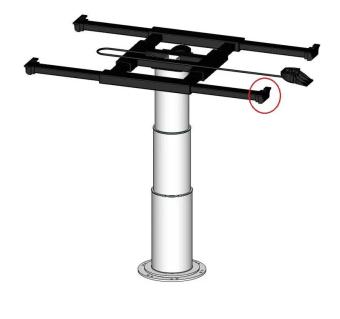 Ilse Tafelpoot Afdekkap 5593 SS8 0001FIT