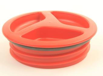 Deksel rood buitendraad S12-04 