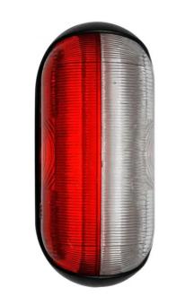 Jokon Markering SPL2000 Ovaal Opbouw Rood/Wit 12/24V