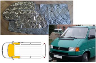 volkswagen T4 raamisolatie