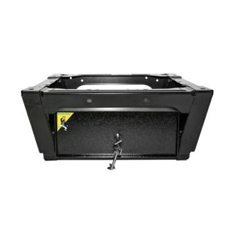 Mobil-Safe Stoelkluis VW Crafter Deur Voor Afmetingen: 41 x 41 x 30 cm. Eigen gewicht: 9,3 kg.