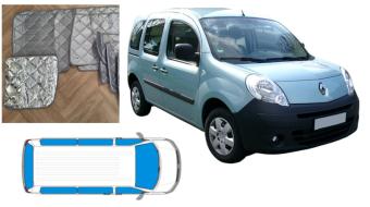 Raamisolatie Renault Kangoo bj 2008-2021 Cabine + achterzijde 8 delige set