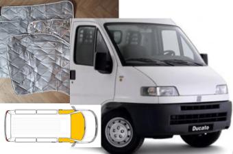 Raamisolatie Fiat Ducato 2 Bouwjaar 1991-1994 Grijs 3 Delig