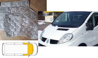 Raamisolatie Renault trafic/Vivaro 2001-2014 Grijs