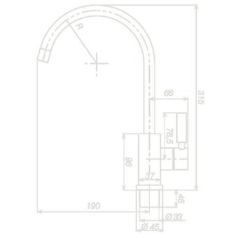 Küchenarmatur TREND S - Mit Schlauchanschluss 10 mm