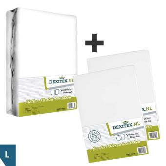 images/productimages/small/dexitex-nl-fransbed-set-links-molton-wit-2x-jersey-wit.jpg