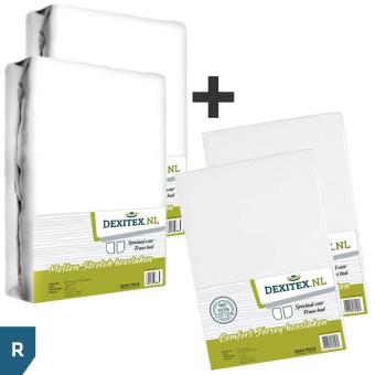 images/productimages/small/dexitex-nl-fransbed-set-rechts-2x-molton-wit-2x-jersey-wit-1.jpg