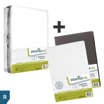images/productimages/small/dexitex-nl-fransbed-set-rechts-molton-wit-2x-jersey-wit-antraciet.jpg