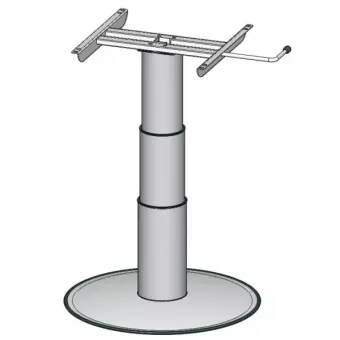 Ilse Vrijstaande Lifttafelpoot 7032 G06 34/71.5cm
