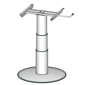Ilse Vrijstaande Lifttafelpoot 7037 G06 32/69.5cm
