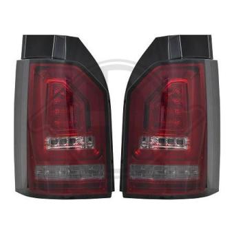 Achterlichten set VW T6 LED Rookgrijs Bj 2015-2019