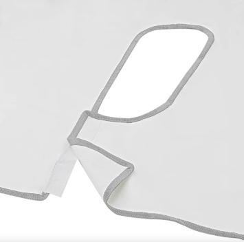 Raamafdekking wit voor Fiat Ducato vanaf 06-2006 - 2014 (X250)