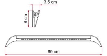 Fiamma LED Awning Light Gutter