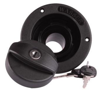 Watervulopening 40mm met Slot Zwart