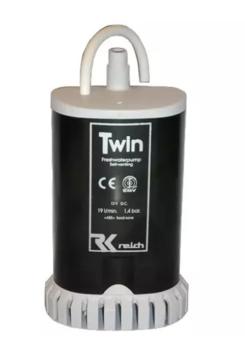 twin waterpomp zwart