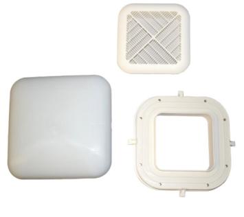 Dakventilator Vierkant 14x14cm