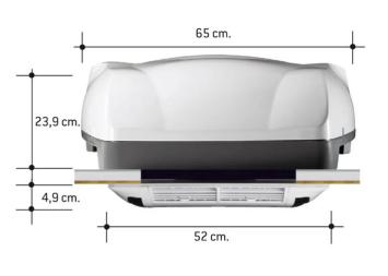 DualClima 8400H airco antraciet
