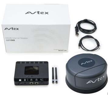 Avtex AMR-104X 4G dual sim router +5G antenne grijs
