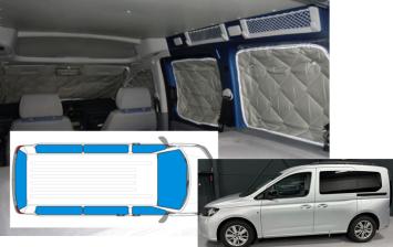 vw caddy raamisolatie