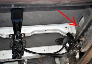 houder camper reservewiel onder camper