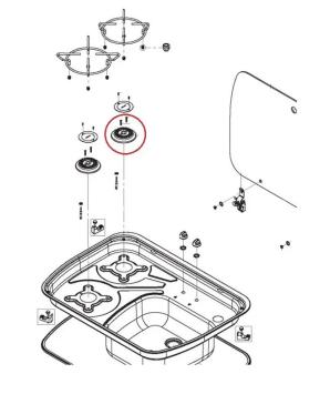 Dometic Burner Top, Screws, 2stuks 4071442737