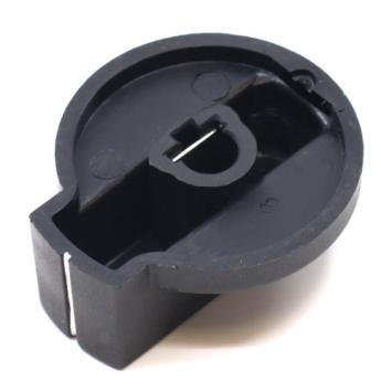 Control knob black 6 stuks