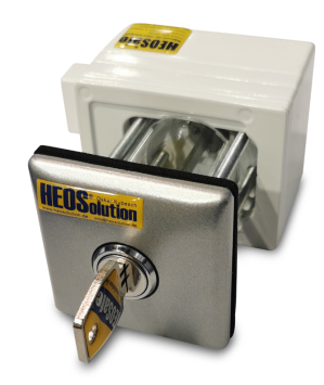 safetypack, 4x slot toegangsdeur/klep, zilver grijs