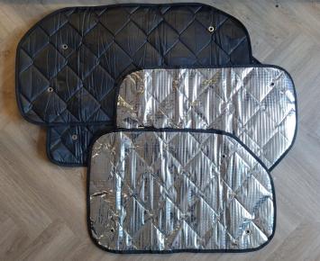 Raamisolatie Renault Trafic/Vivaro Vanaf 2015 Black line Woongedeelte 4 delig